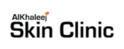 AK Clinics Skin Clinic logo with colorful dot above the letter 'i' in Clinics